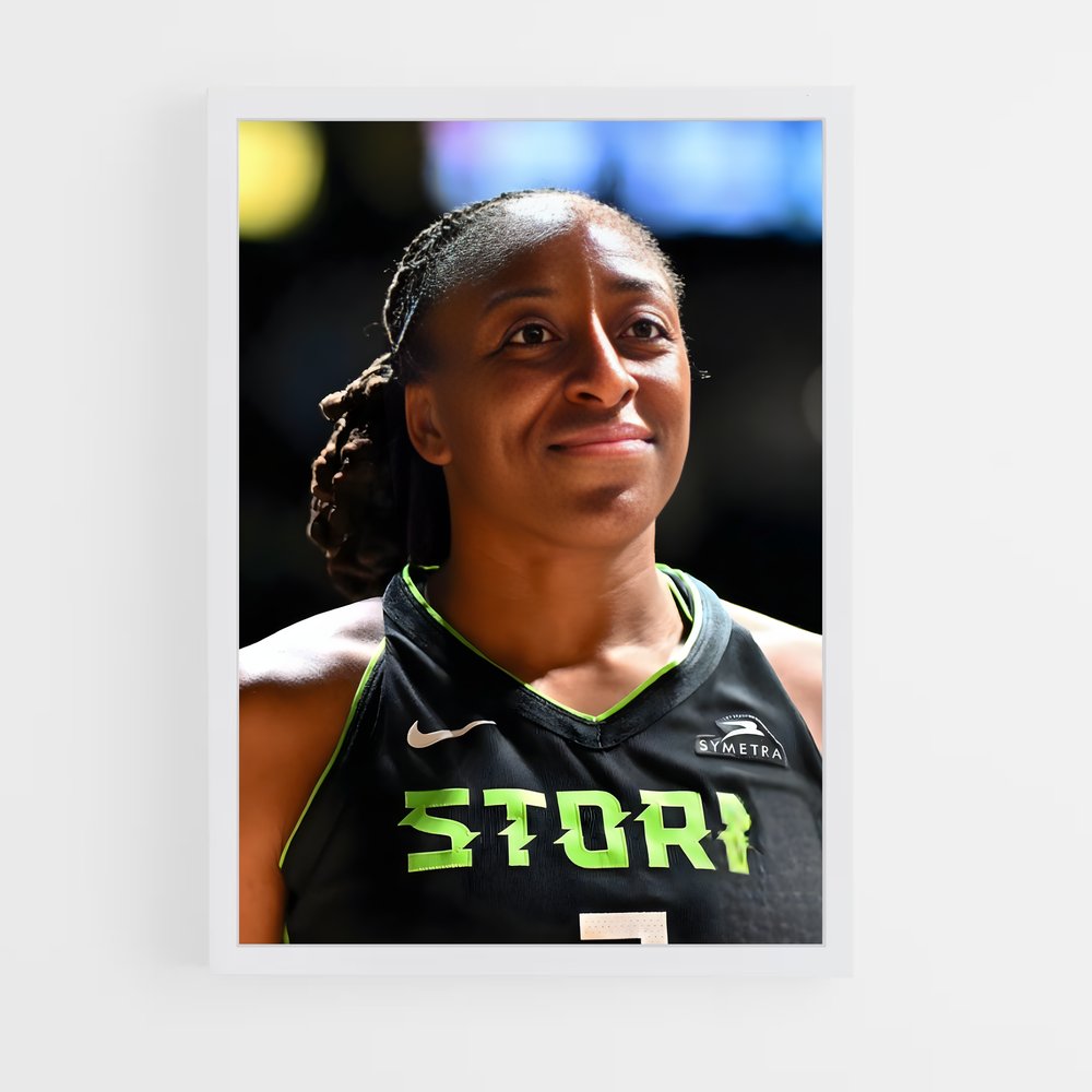 Poster Nneka en Action – affiche Basketball (vue 3)